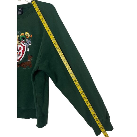 Warner Bros 90's Womens Vintage Embroidered Sweatshirt Looney Tunes Size M - Picture 8 of 9